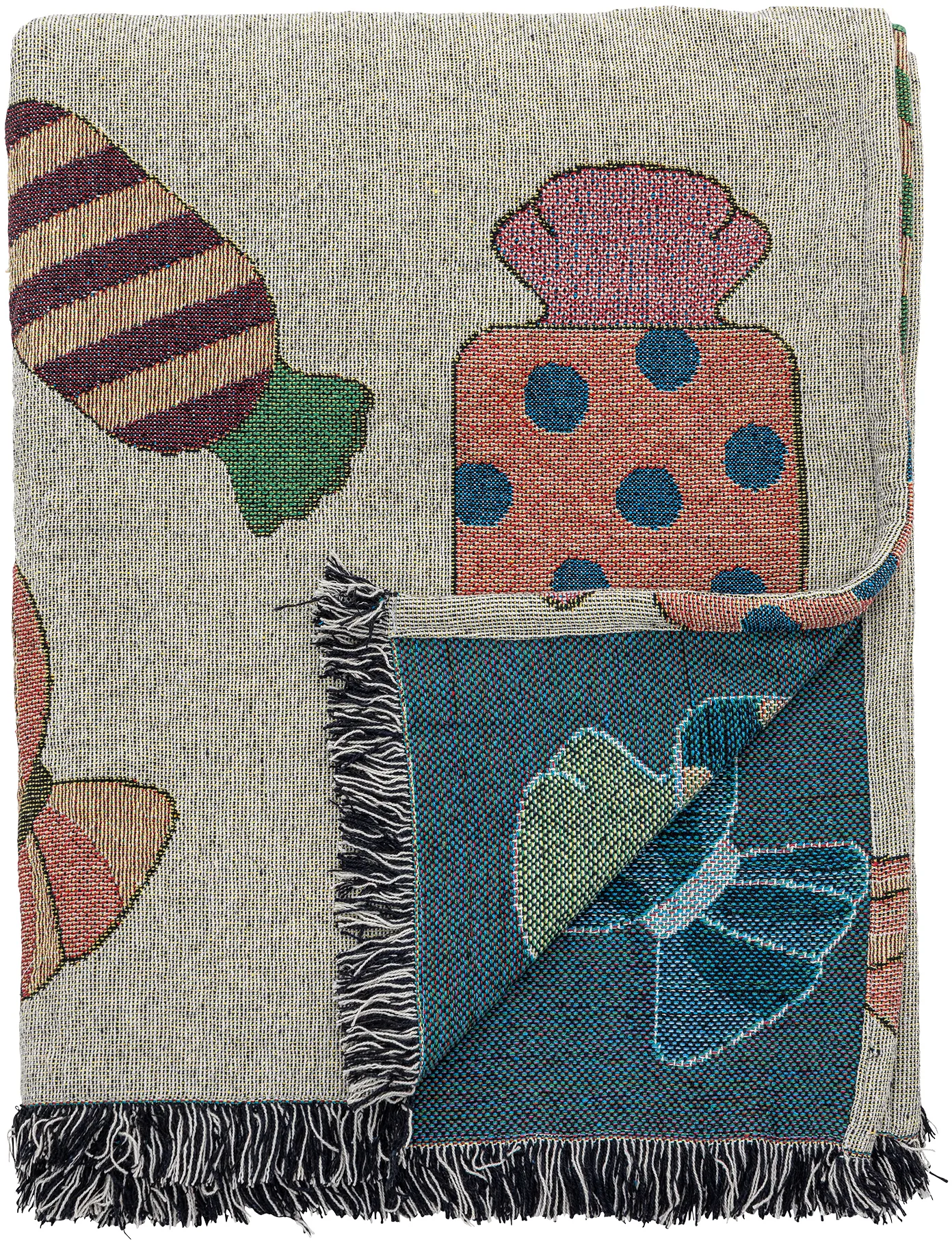 Manta Caramella 130x150 cm, Natural Bloomingville