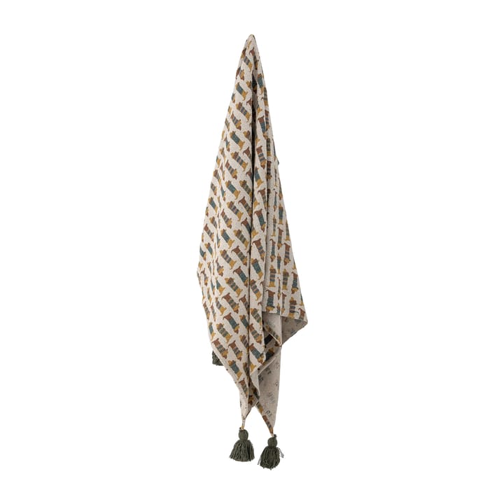 Manta Charlie 130x160 cm, marrón Bloomingville
