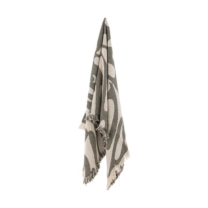 Manta de algodón Alk 130x160 cm, Beige-verde Bloomingville