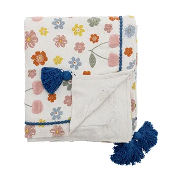 Manta de algodón Cherry 160x130 cm - Rosa - Bloomingville