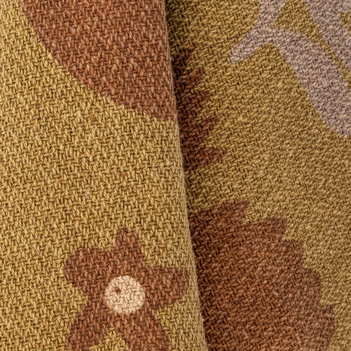 Manta de algodón Lark 130x160 cm, Amarillo Bloomingville