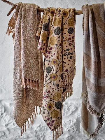 Manta de algodón Salobre 160x130 cm - Marrón - Bloomingville