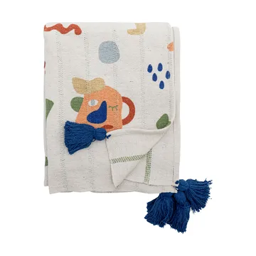 Manta de algodón Sylvie 160x130 cm - Natural - Bloomingville