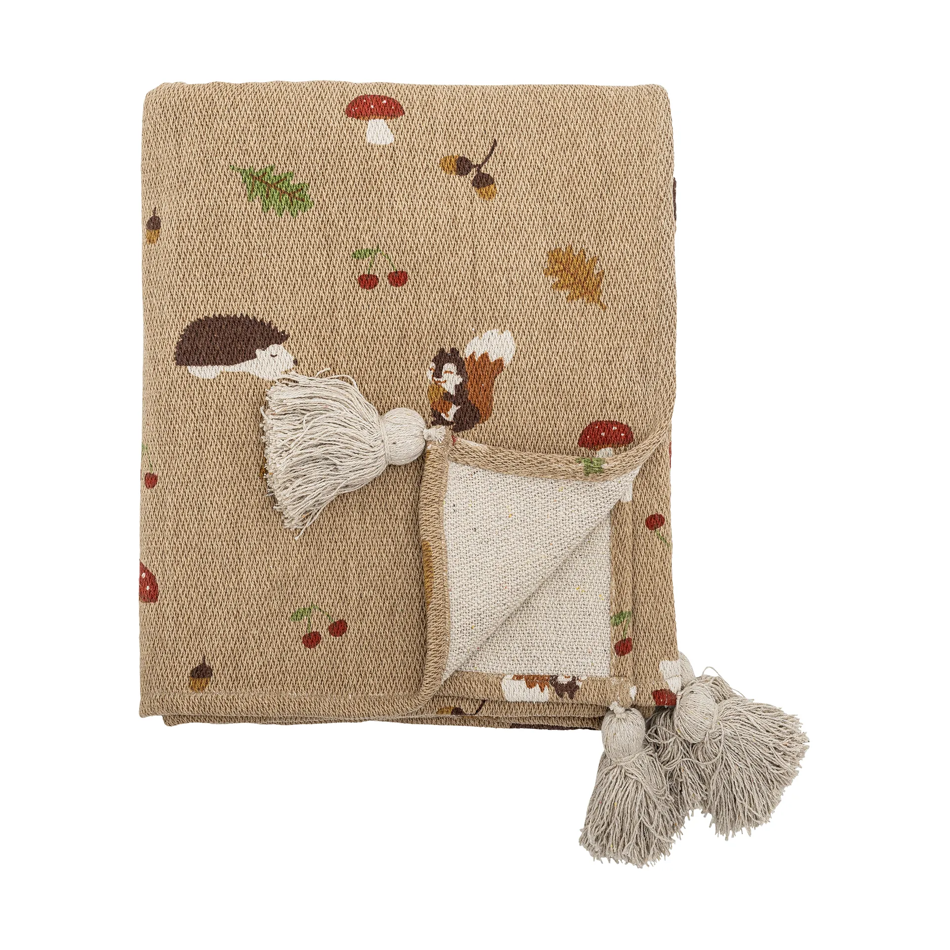 Manta Fall 130x160 cm, Marrón Bloomingville