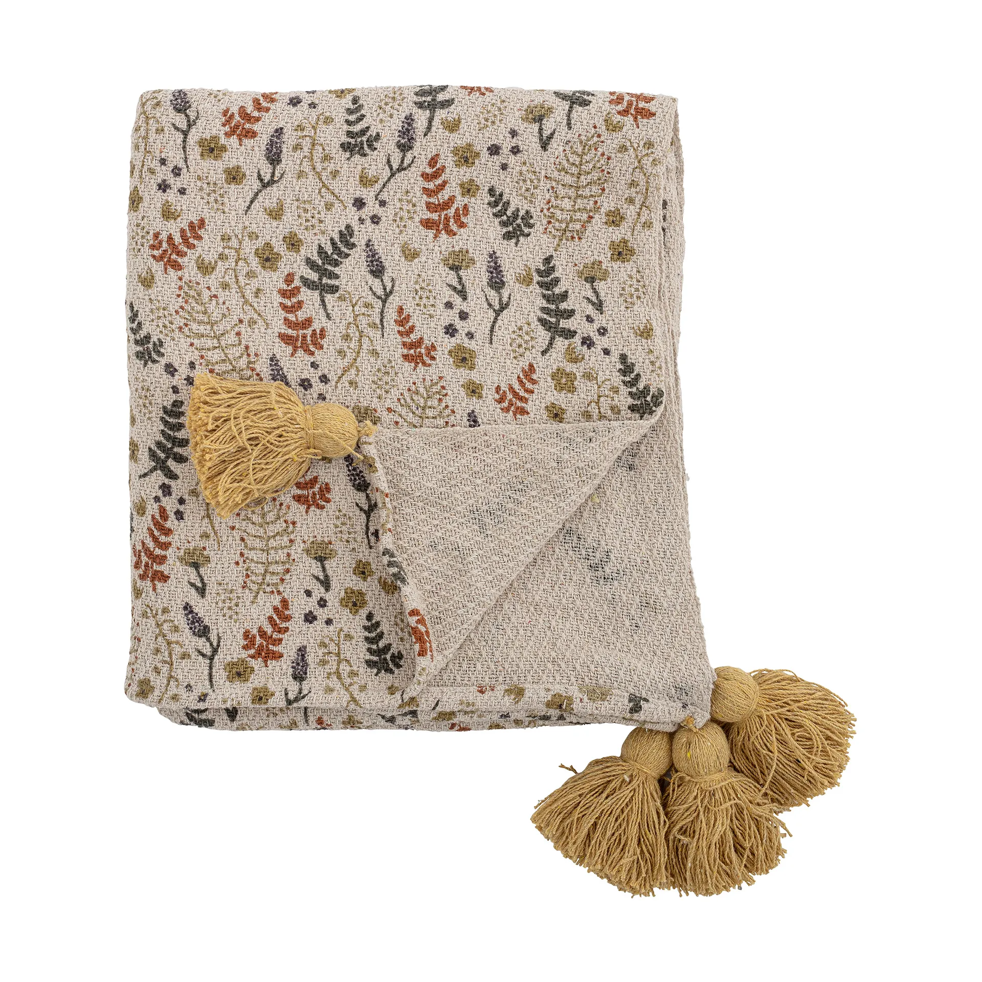 Manta Filipa 130x160 cm, Amarillo Bloomingville