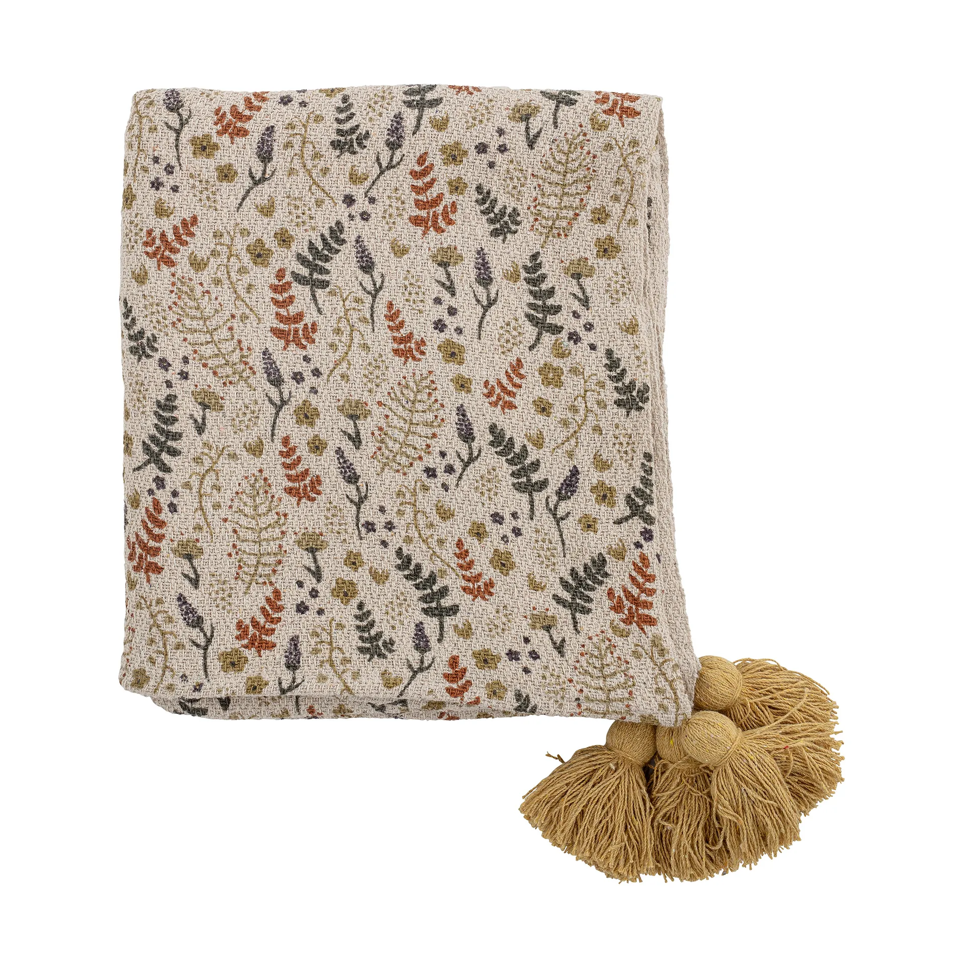 Manta Filipa 130x160 cm, Amarillo Bloomingville