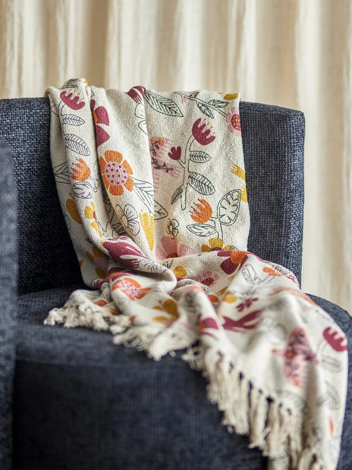 Manta Vivielle, Multi, 160x130 cm Bloomingville