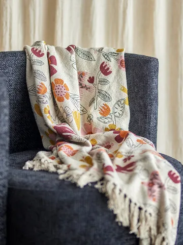 Manta Vivielle - Multi, 160x130 cm - Bloomingville