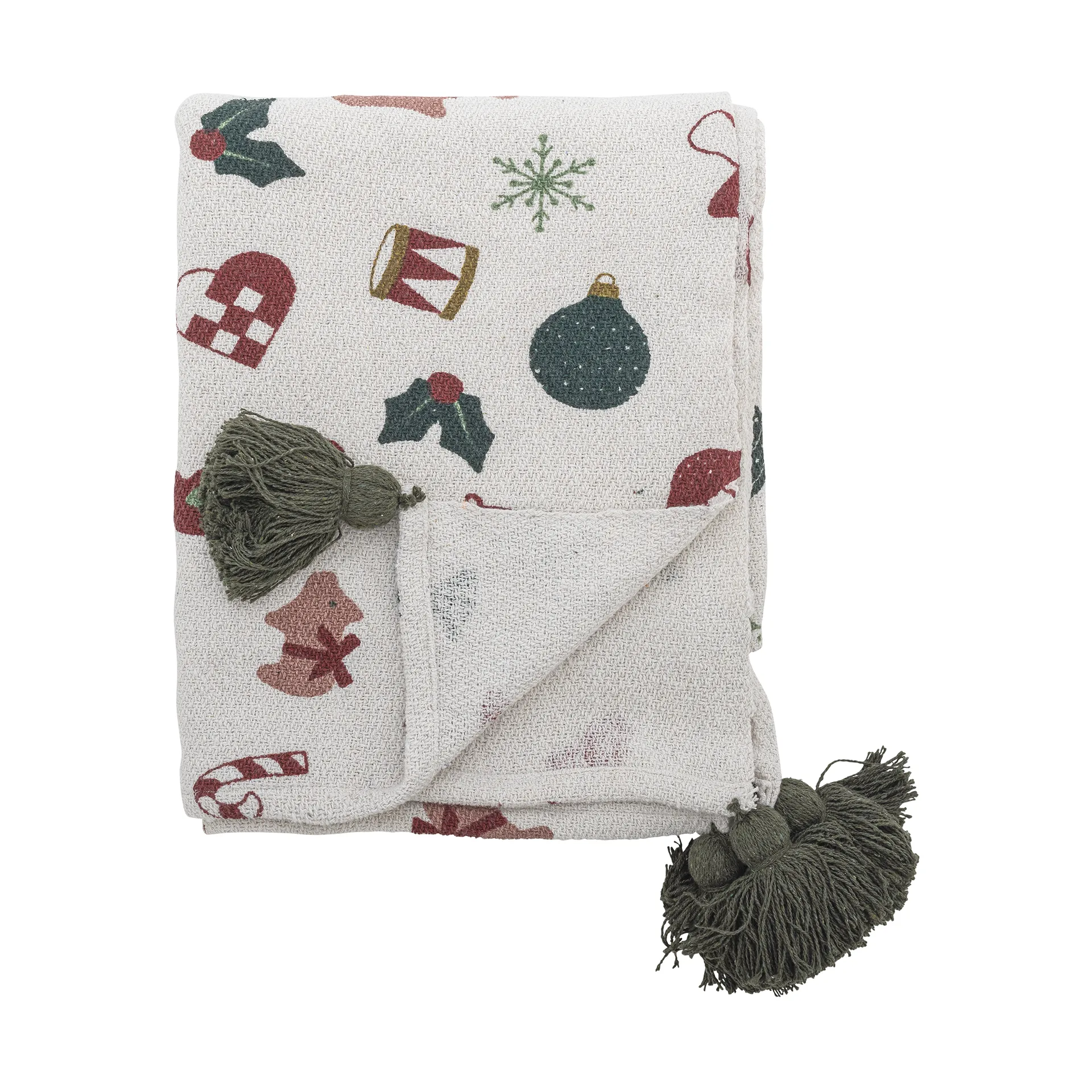 Manta Yule 130x160 cm, Beige Bloomingville