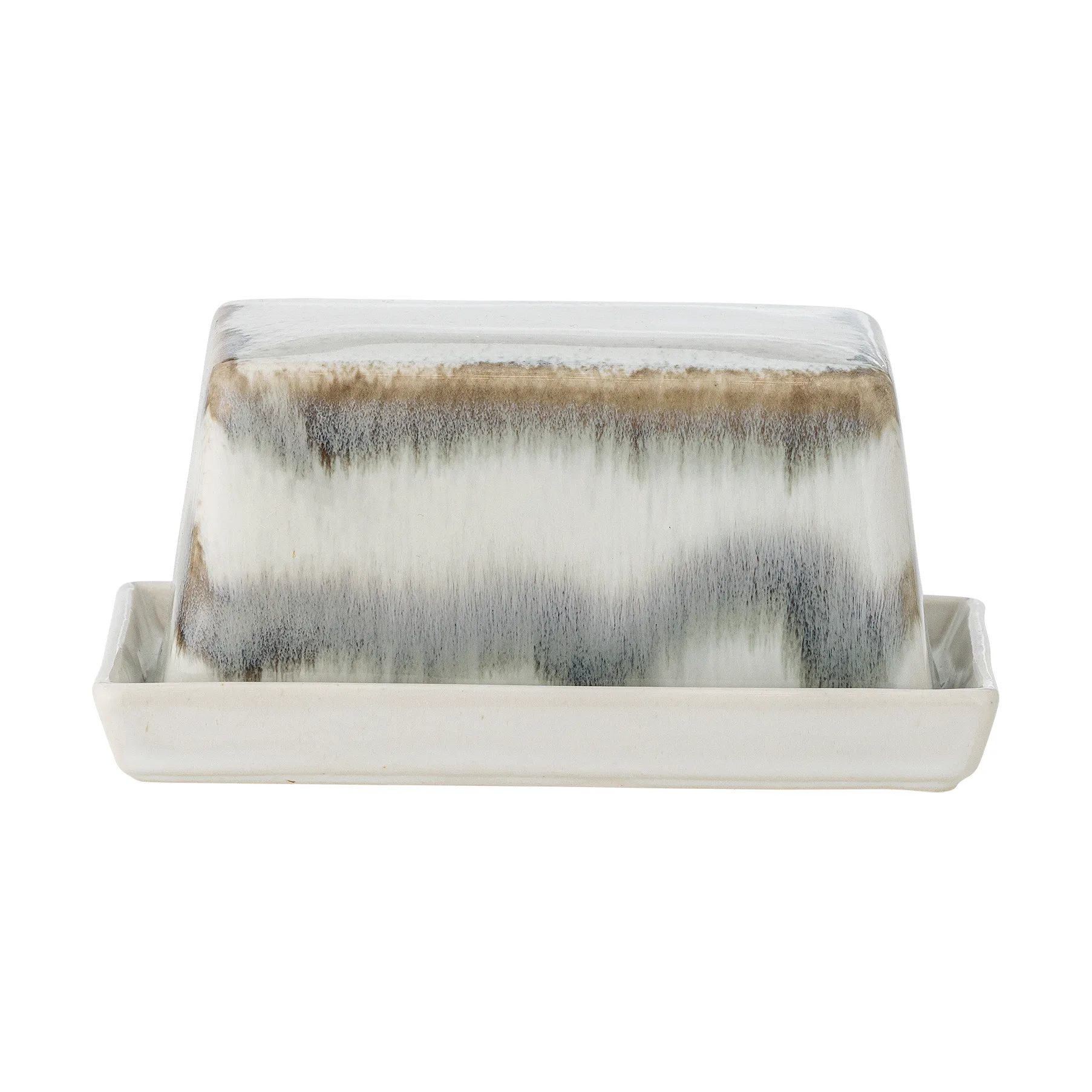Mantequillera Paula 11,5x17,5 cm, Grey Bloomingville
