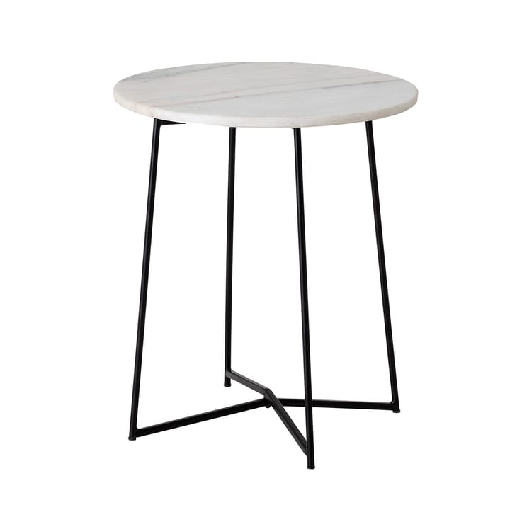 Mesa auxiliar Anou Ø30,5 cm, blanco Bloomingville