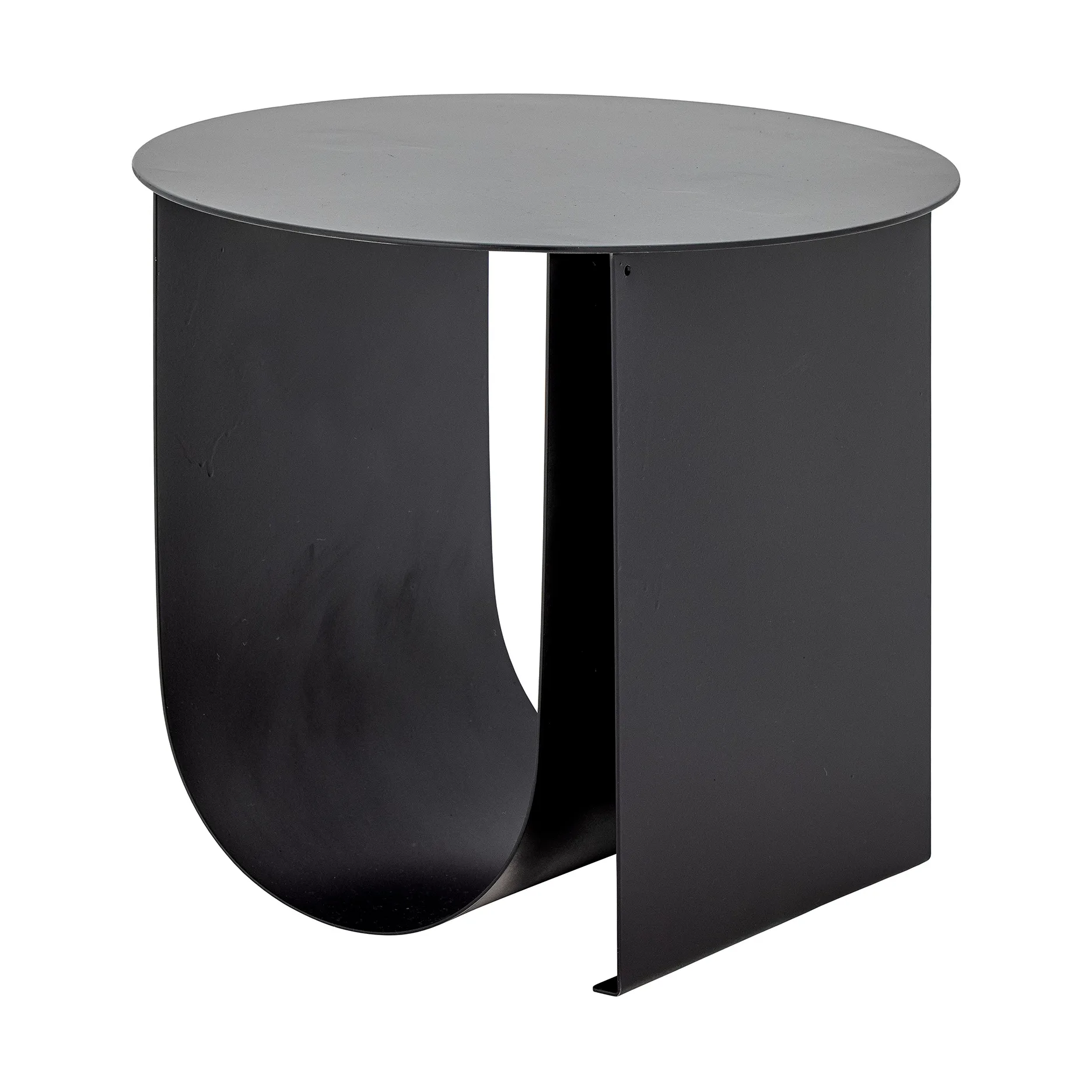 Mesa auxiliar Cher Ø43 cm, Negro Bloomingville