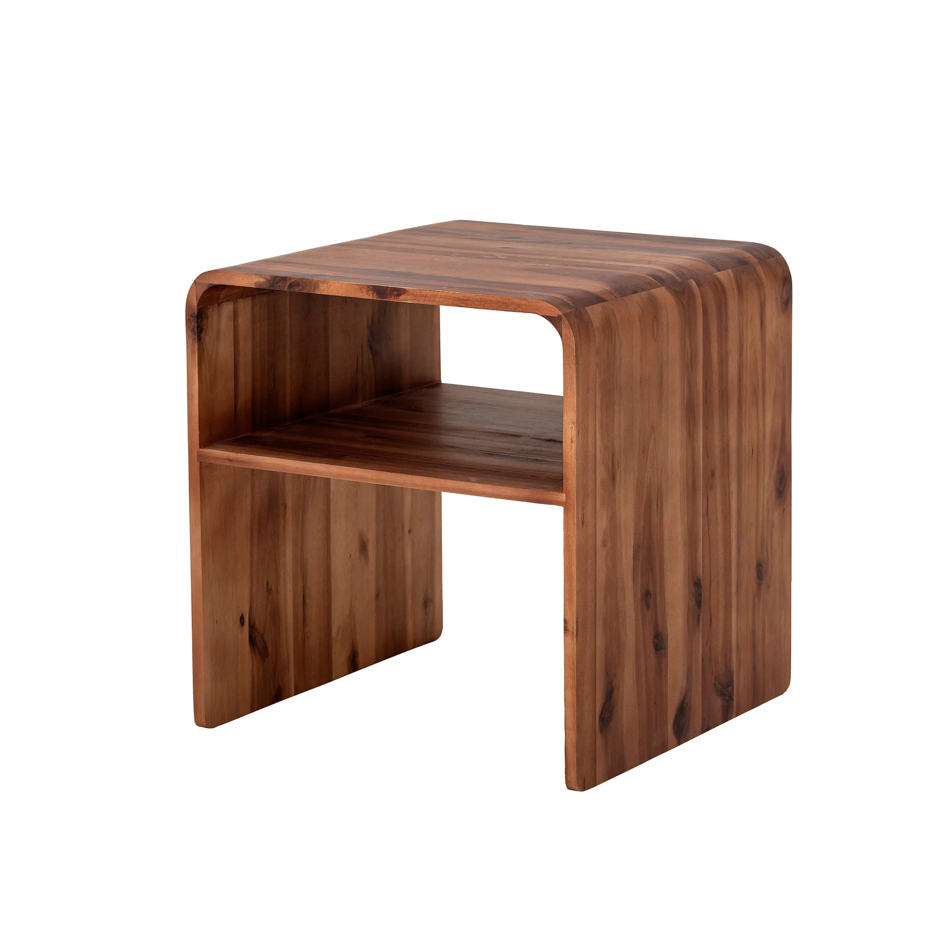Mesa auxiliar de acacia Hassel, Marrón Bloomingville