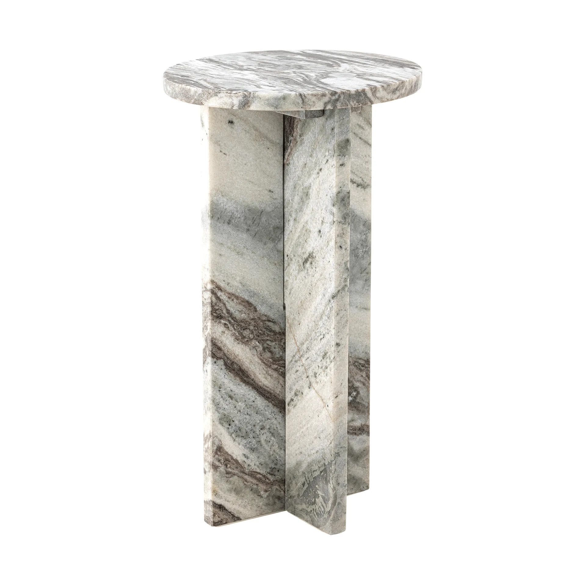 Mesa auxiliar Jasmia, Nature, Ø30 cm Bloomingville