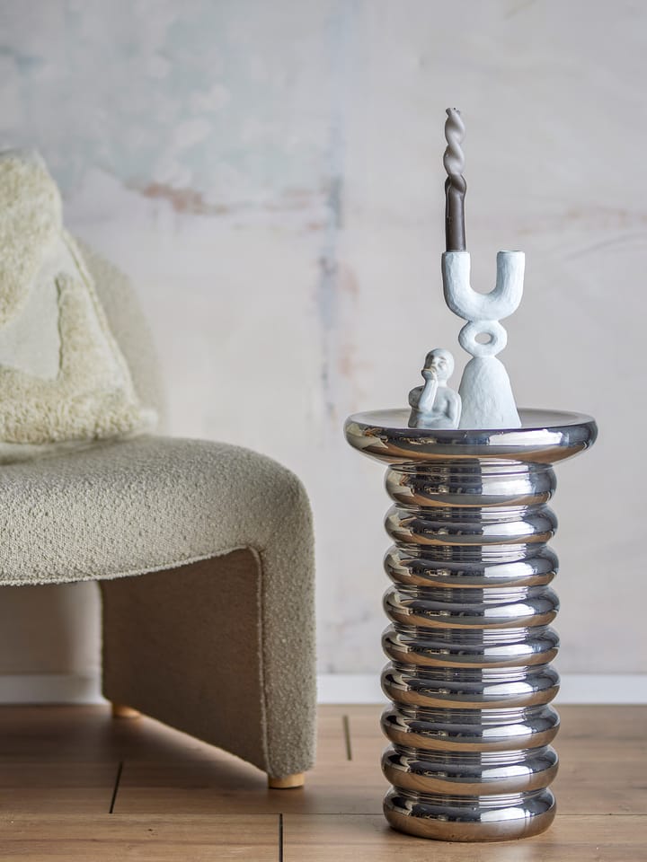 Mesa auxiliar Spike, Plata Bloomingville