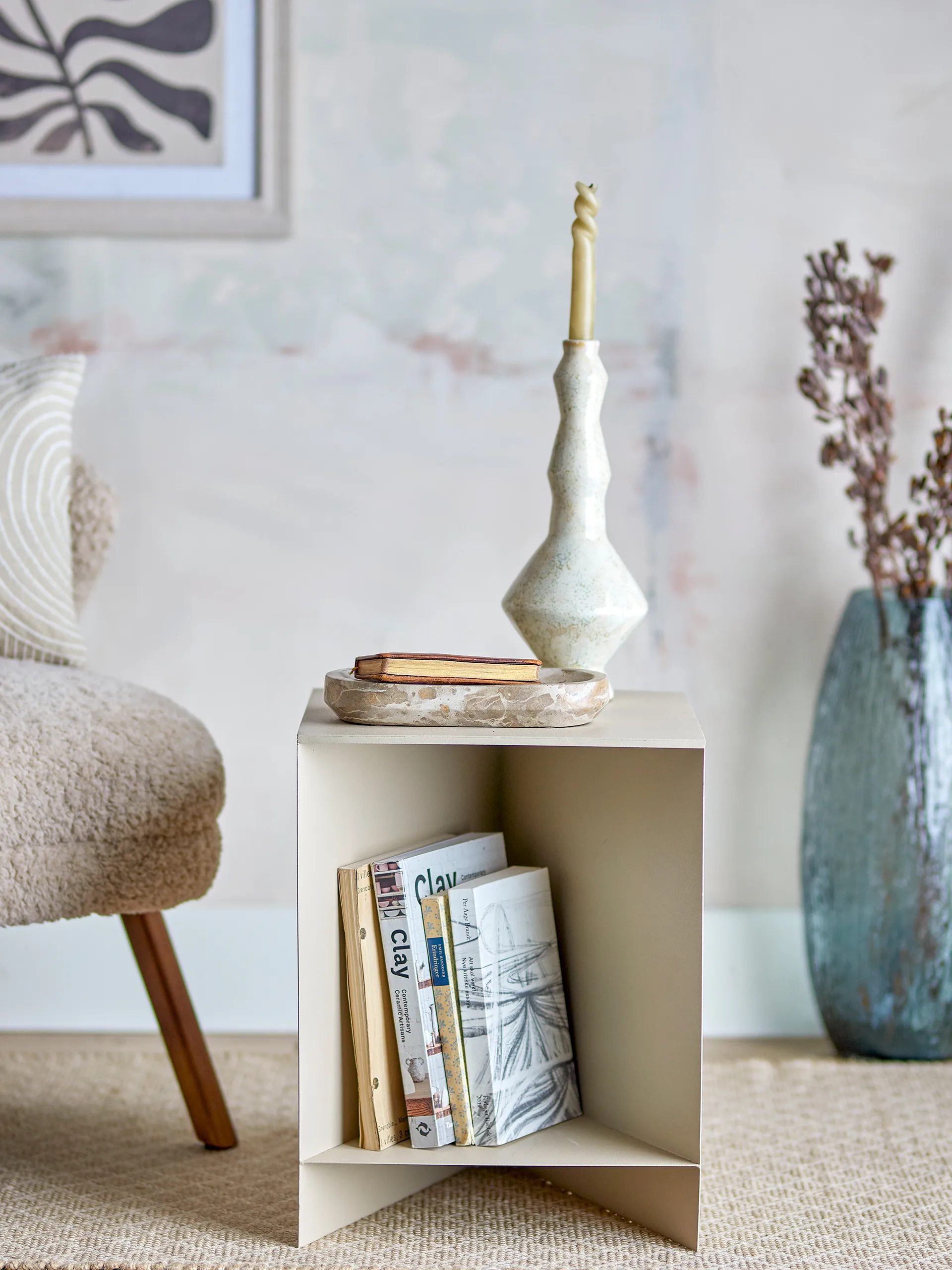 Mesa auxiliar Tasha 35x45 cm, Natural Bloomingville