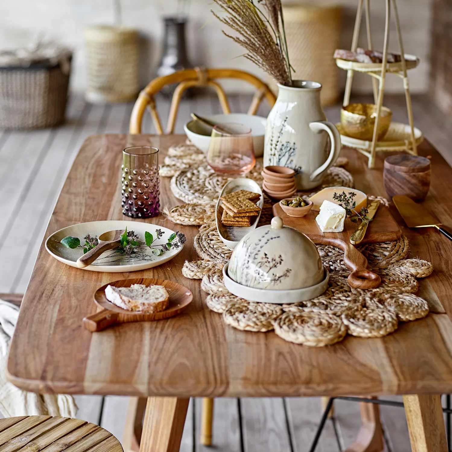 Mesa Luie 78x130 cm, Acacia Bloomingville