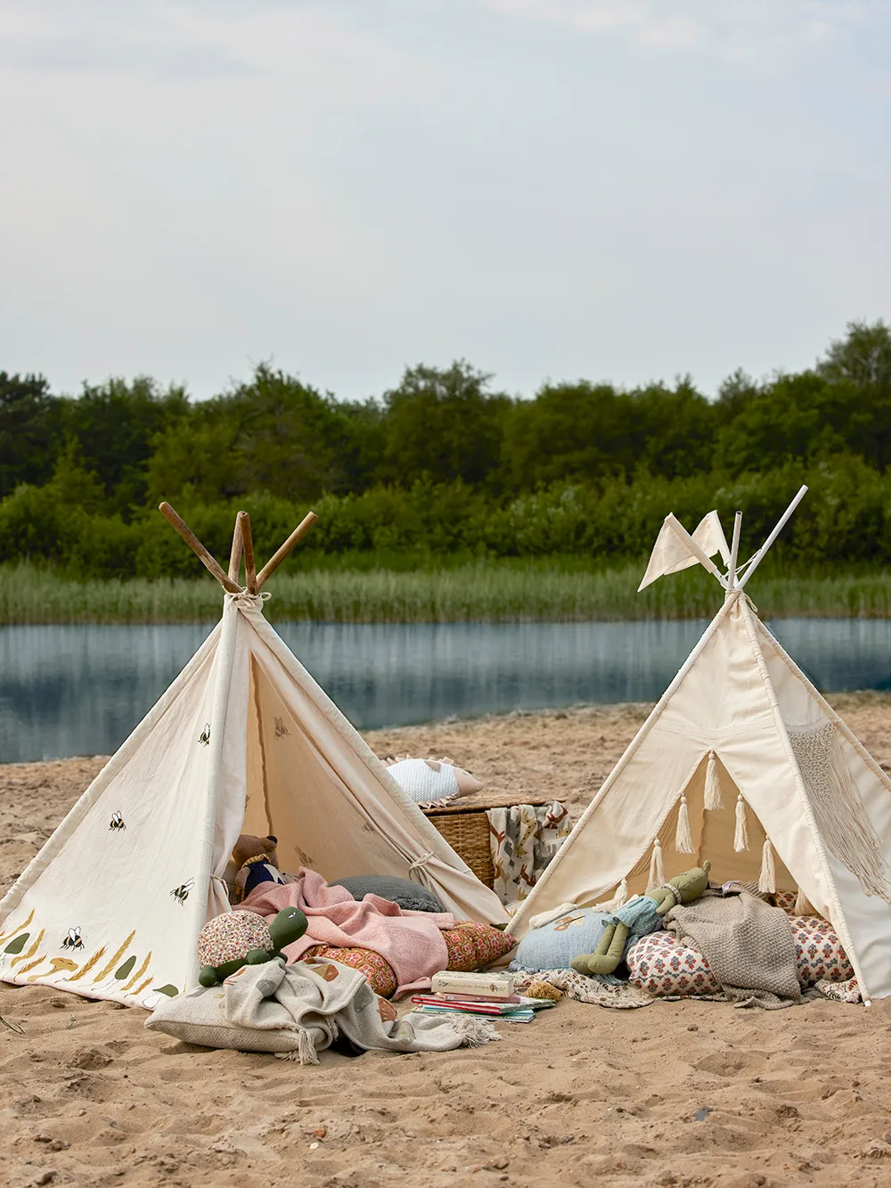 Millo Tienda tipi 110x110x127 cm, Natur Bloomingville