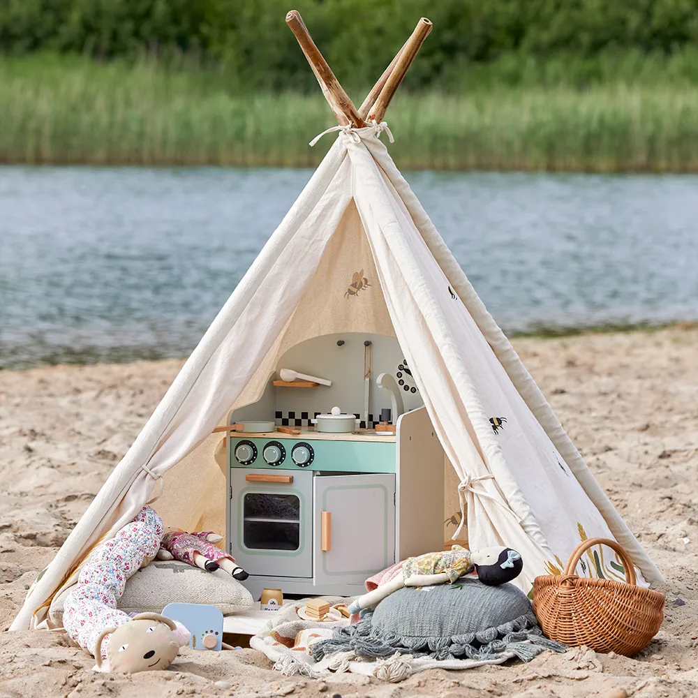 Millo Tienda tipi 110x110x127 cm, Natur Bloomingville