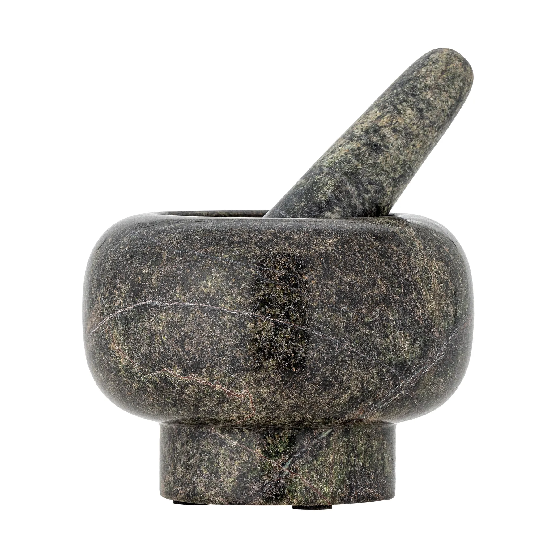 Mortero con mazo Arazo Ø12,5 cm, Verde Bloomingville