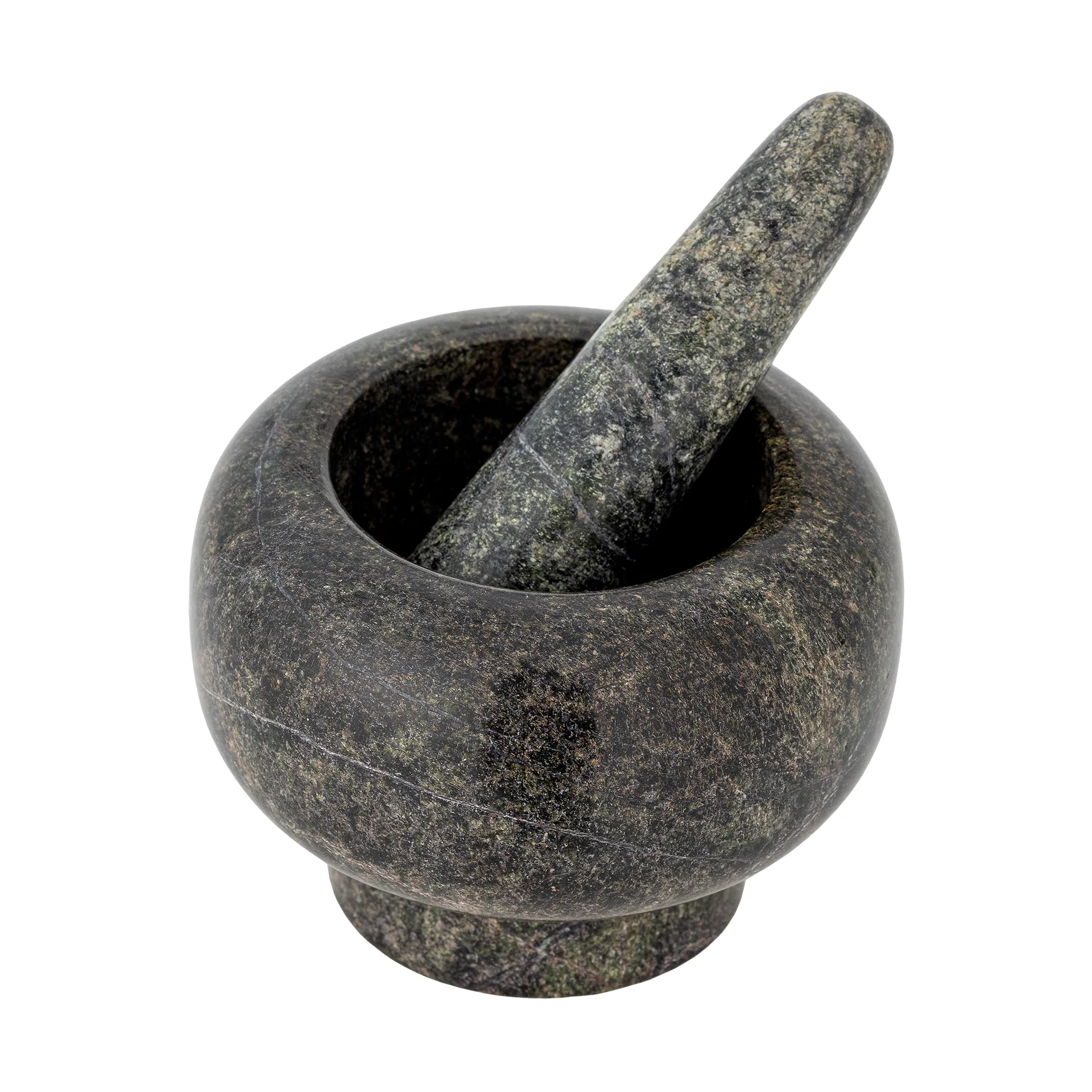 Mortero con mazo Arazo Ø12,5 cm, Verde Bloomingville