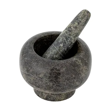 Mortero con mazo Arazo Ø12,5 cm - Verde - Bloomingville