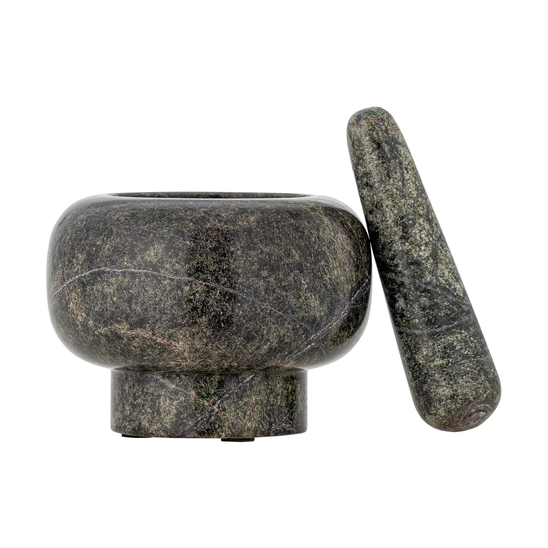 Mortero con mazo Arazo Ø12,5 cm, Verde Bloomingville