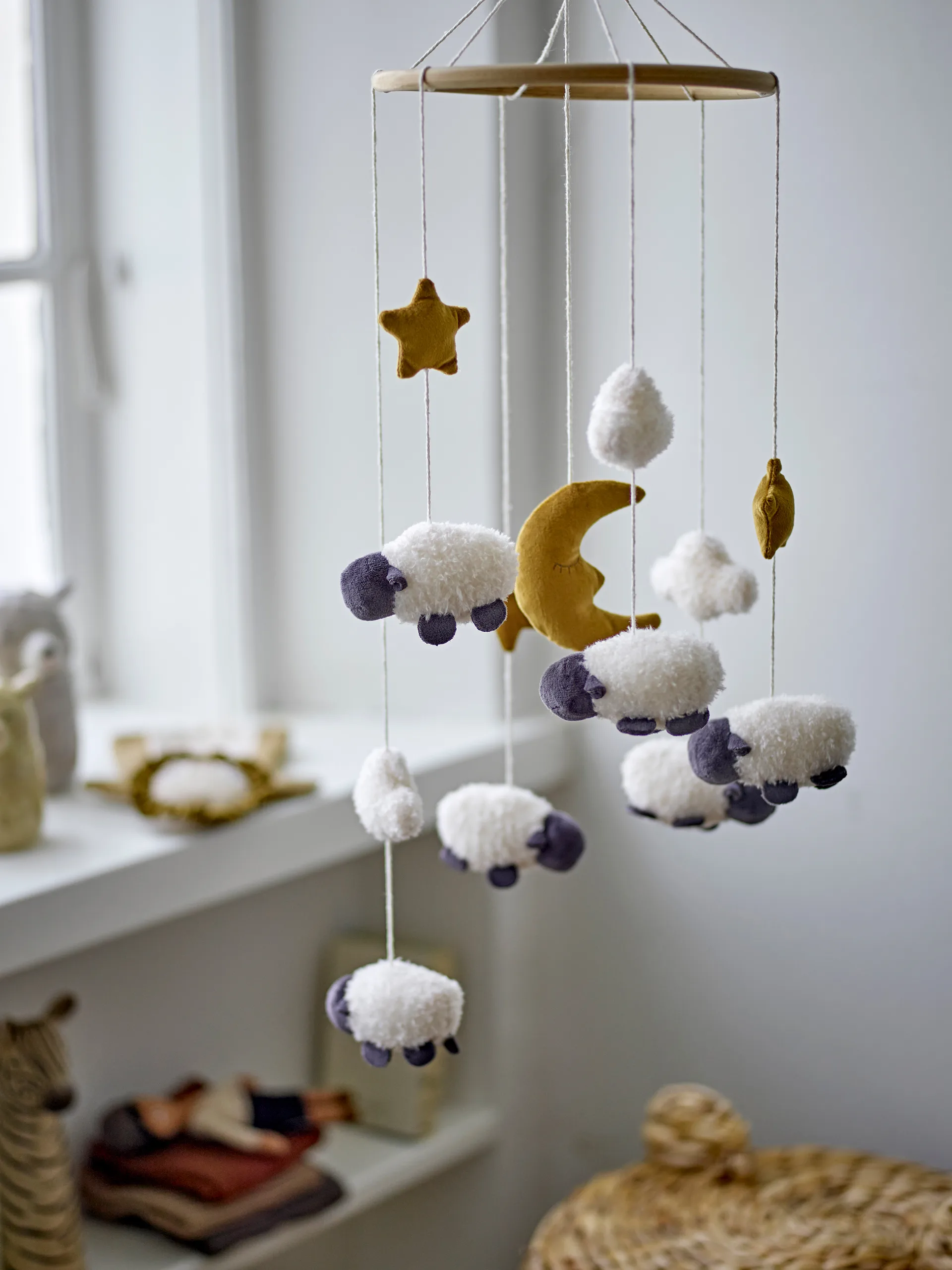 Móvil Dolly  20x75 cm, Blanco Bloomingville