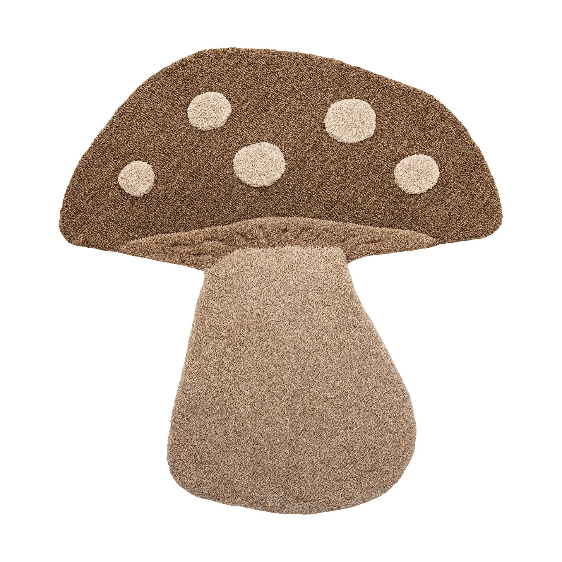 Mushroom alfombra, Marrón, lana Bloomingville