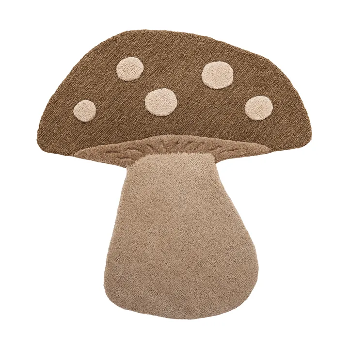 Mushroom alfombra - Marrón, lana - Bloomingville