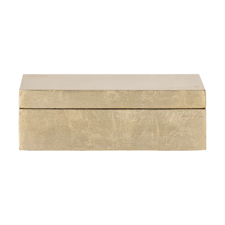 Nenon cuenco con tapa - Dorado, 15,5x11 cm - Bloomingville