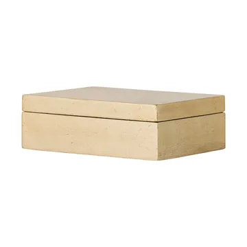 Nenon cuenco con tapa - Dorado, 15,5x11 cm - Bloomingville