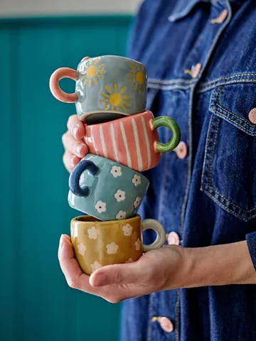 Nini taza - Multicolor, 4 piezas - Bloomingville