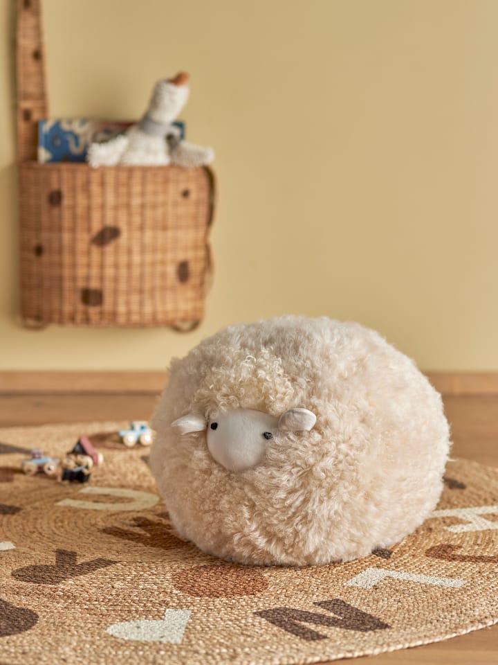 Peluche Rubert 33 cm - Nature lambskin - Bloomingville