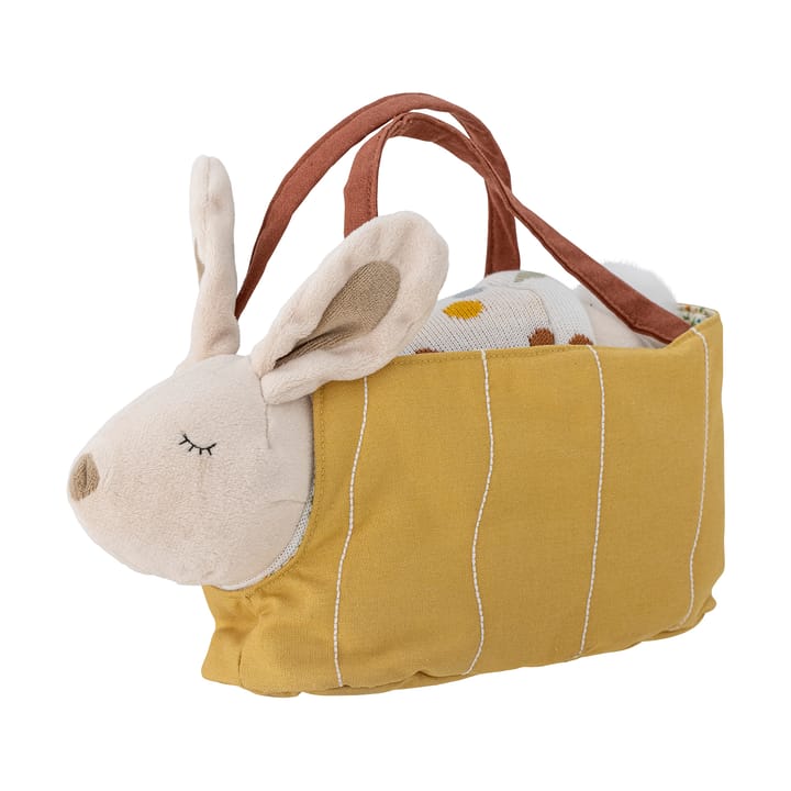 Peluche Villja 2 piezas, White-yellow bunny Bloomingville