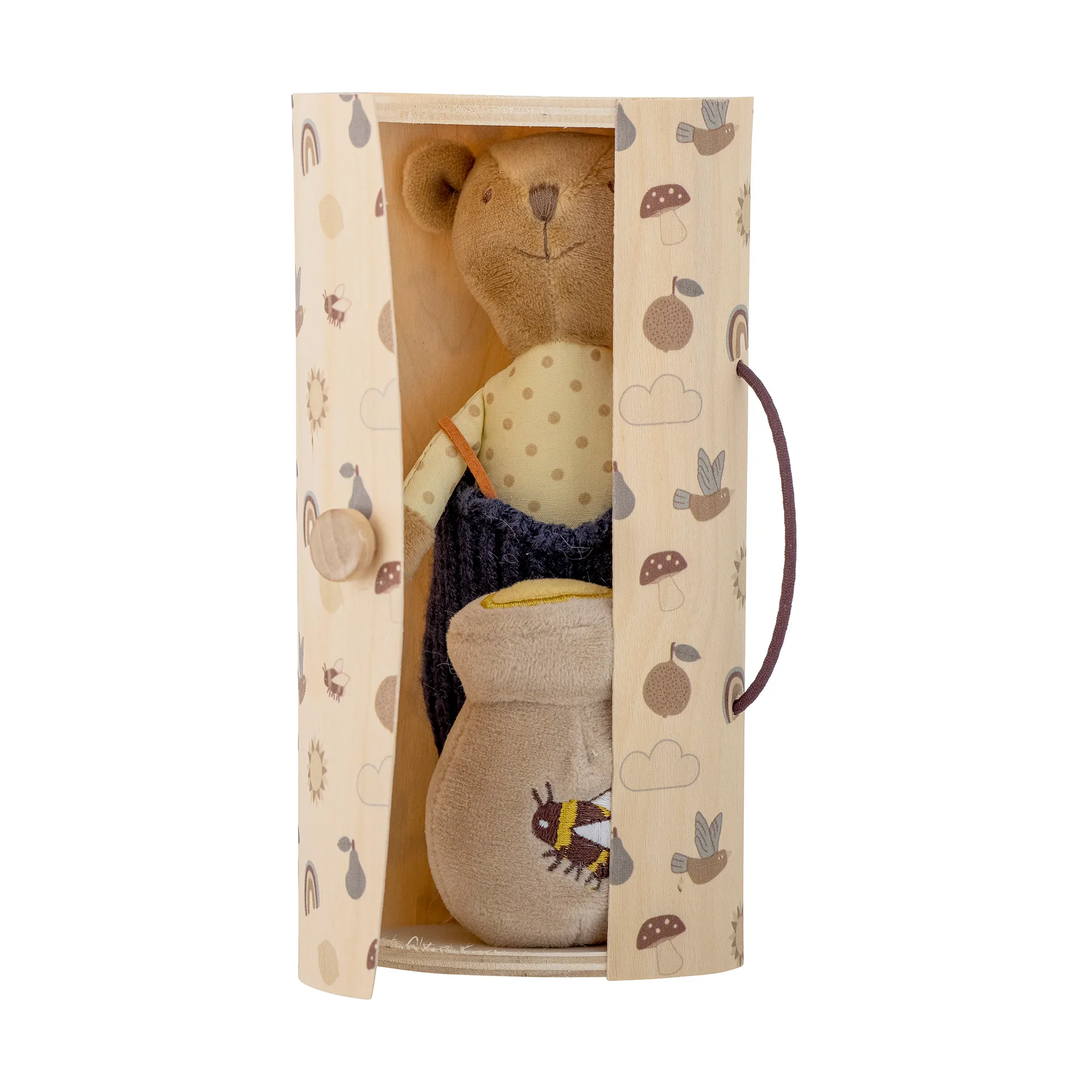 Peluche Willes 2 piezas, Brown teddy Bloomingville