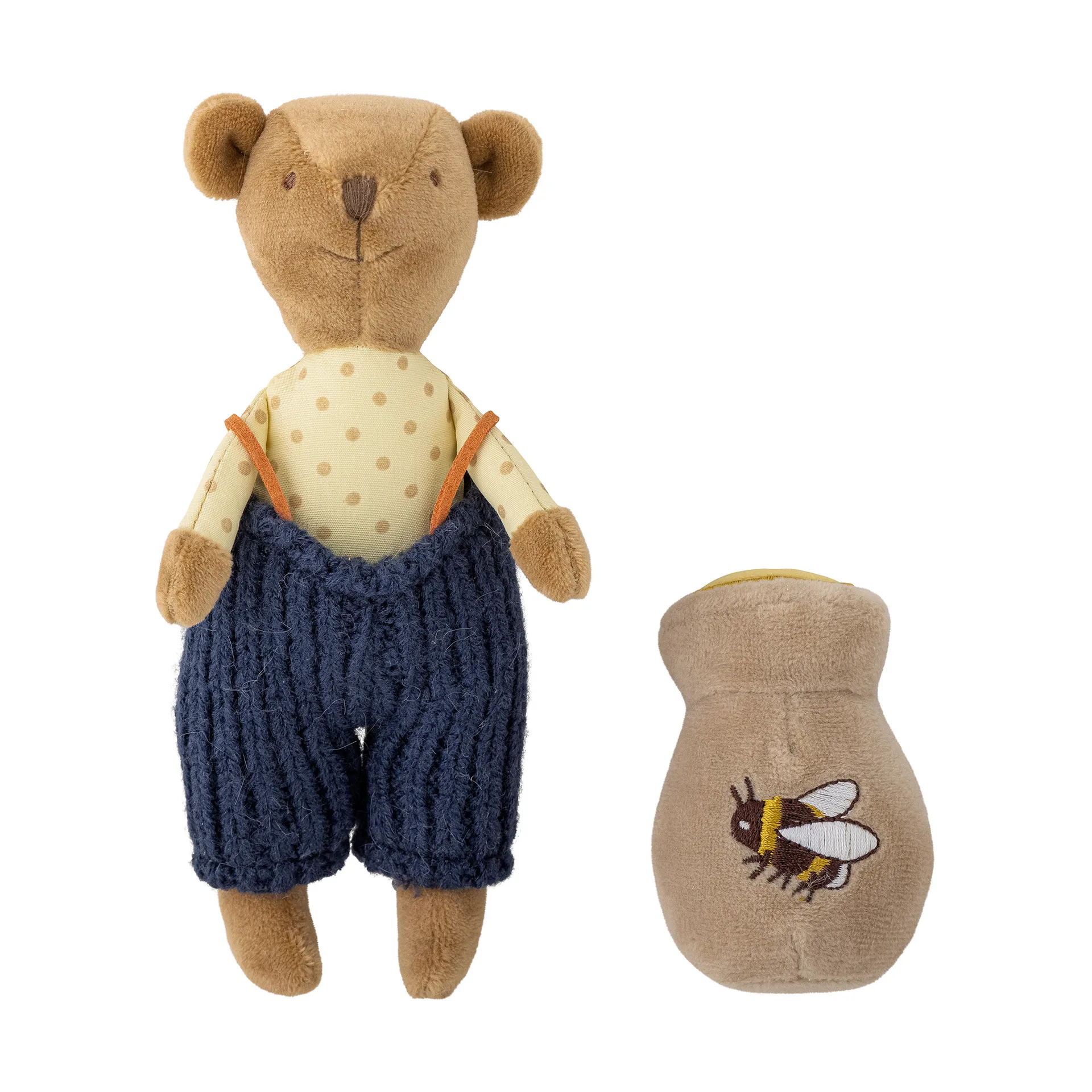 Peluche Willes 2 piezas, Brown teddy Bloomingville