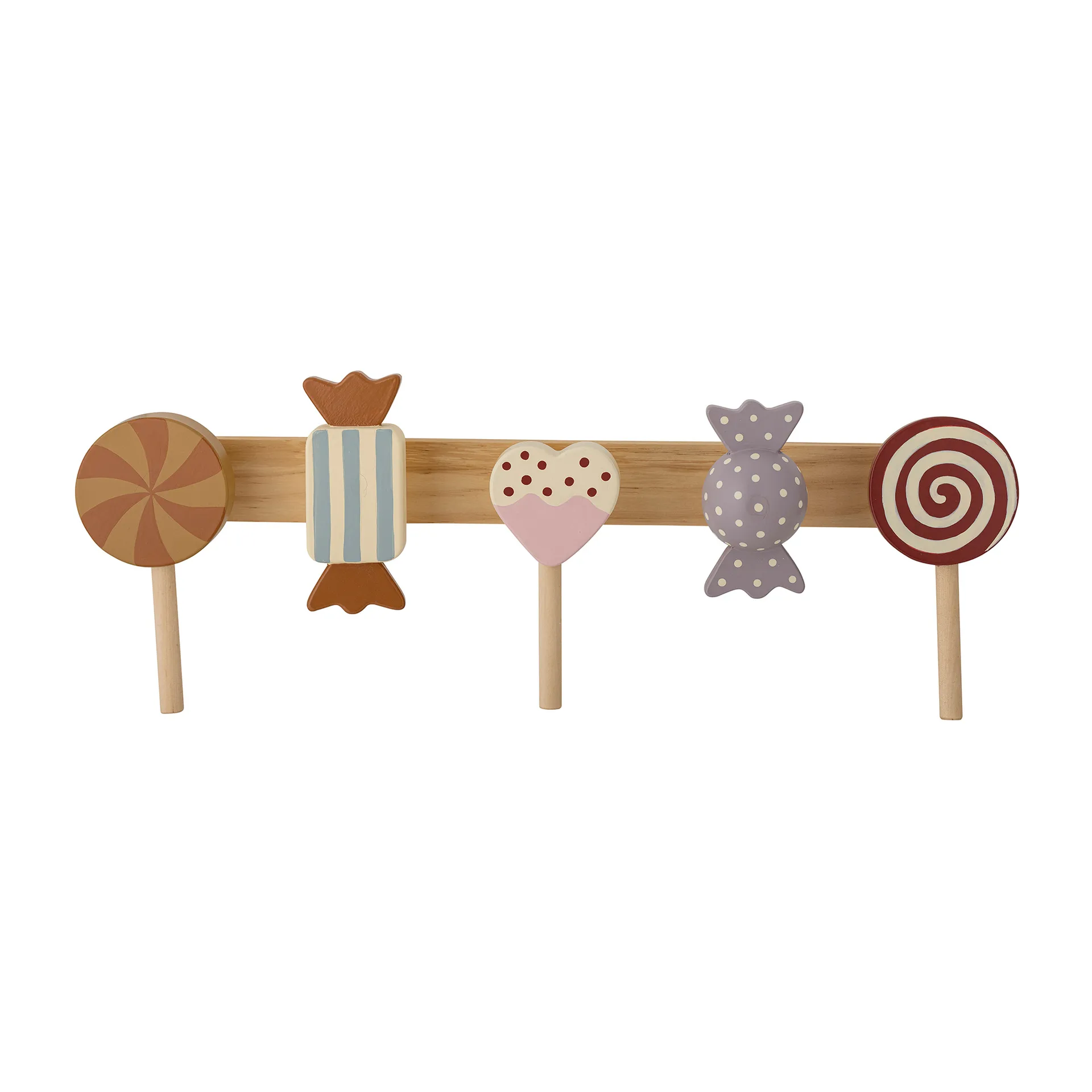 Perchero Rudy 42 cm, marrón-multi Bloomingville