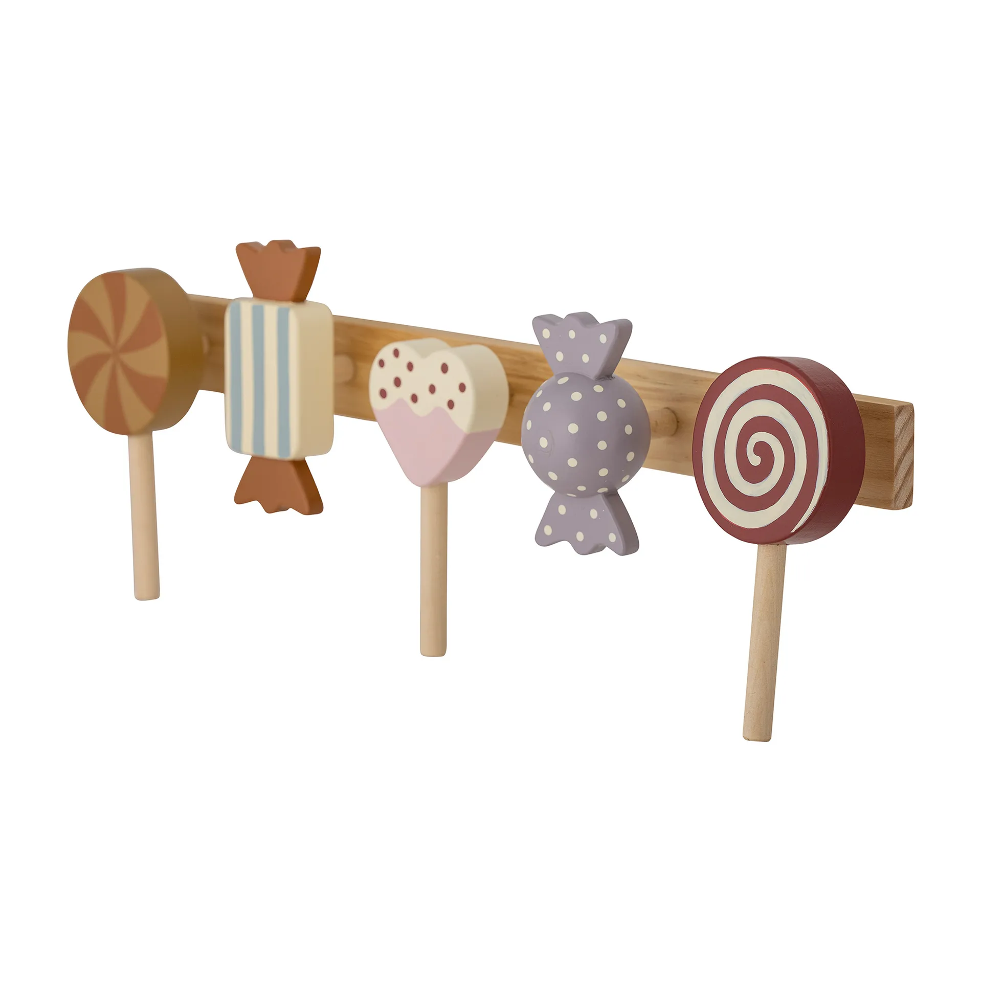 Perchero Rudy 42 cm, marrón-multi Bloomingville