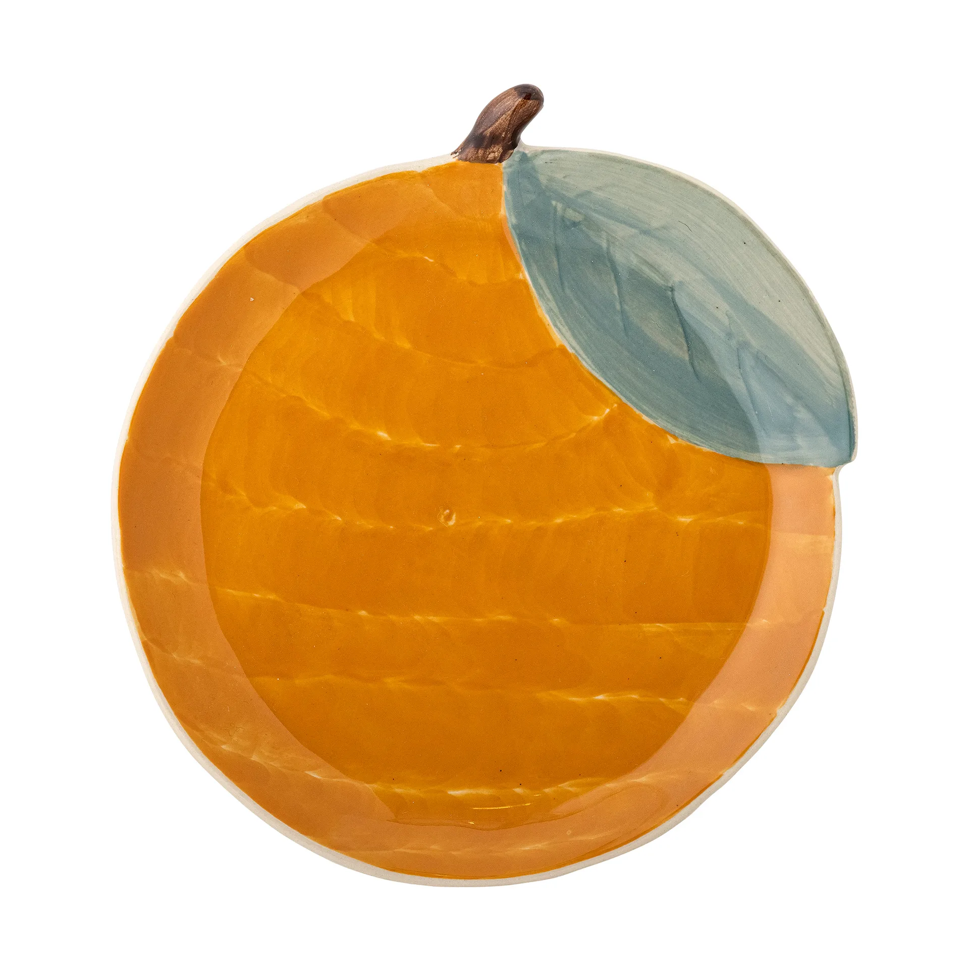 Plato Agnes Ø16 cm, Naranja Bloomingville