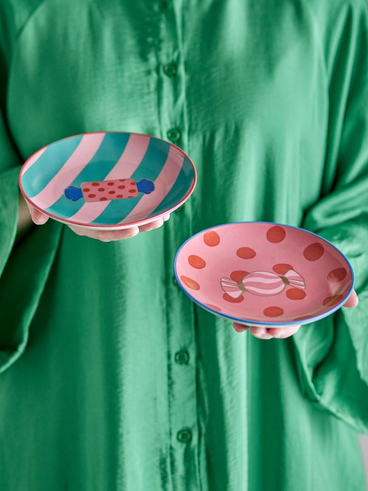 Plato Caramella Ø16 c, 2 piezas, Rosa Bloomingville