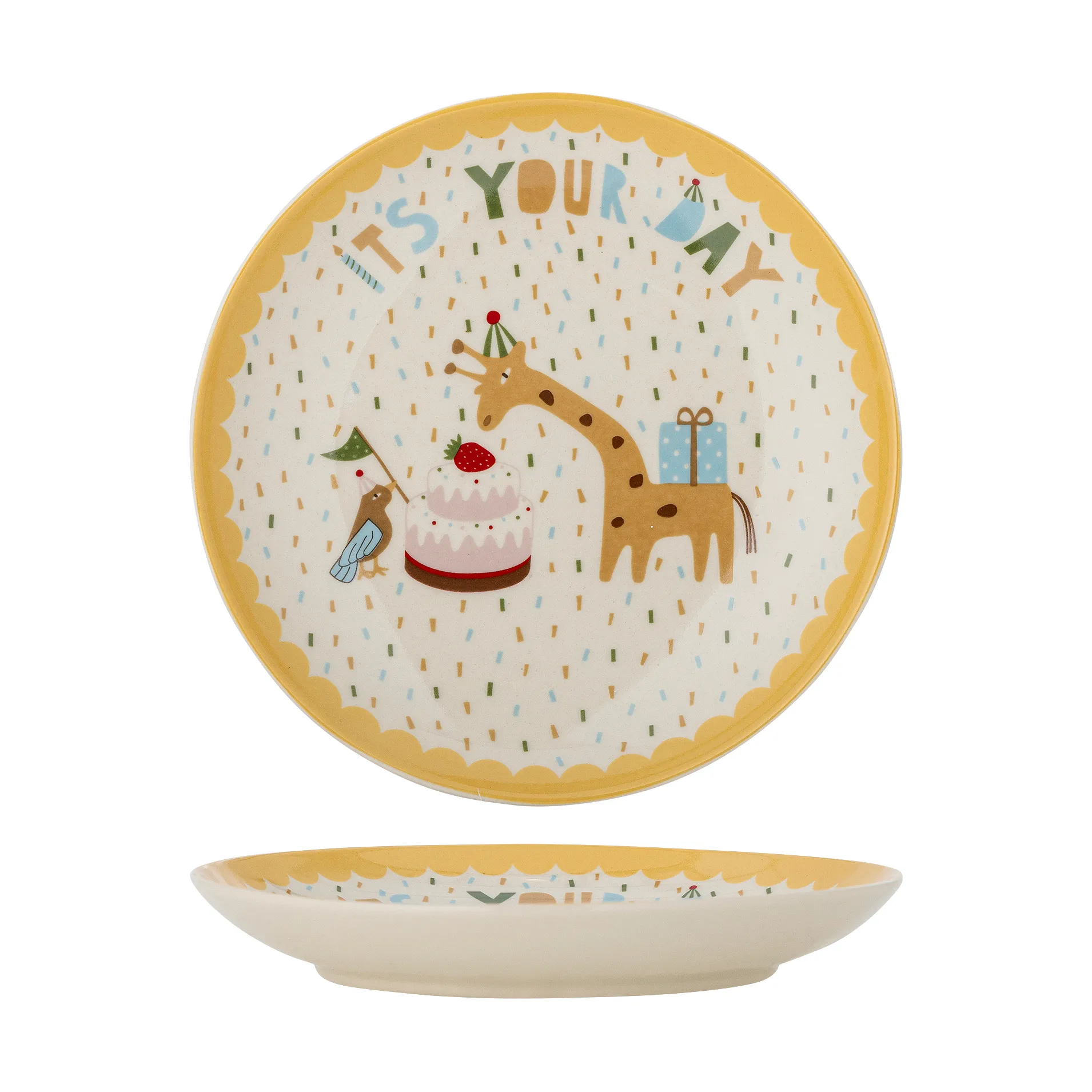 Plato Celebrate Ø16 cm, Amarillo Bloomingville