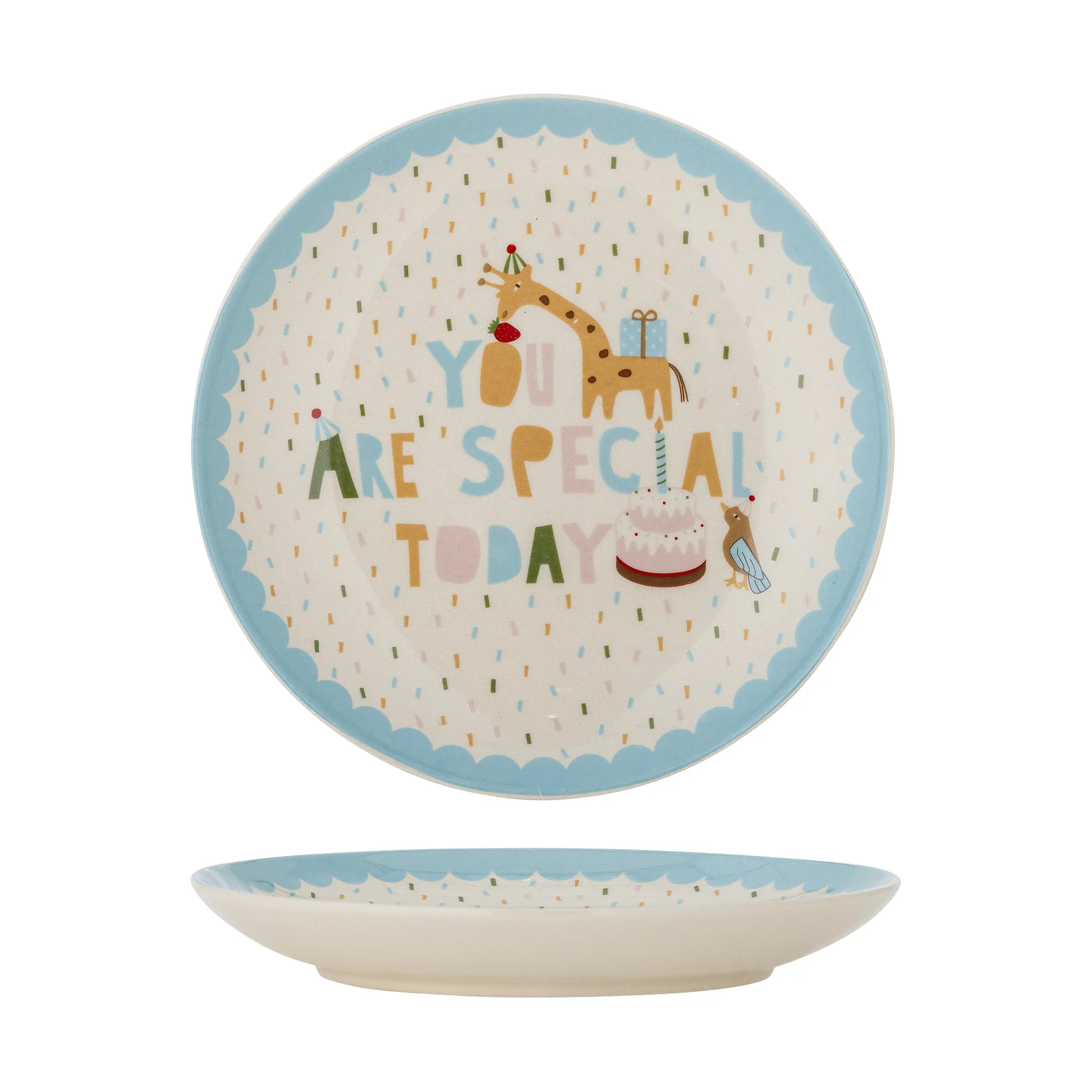 Plato Celebrate Ø16 cm, Azul Bloomingville