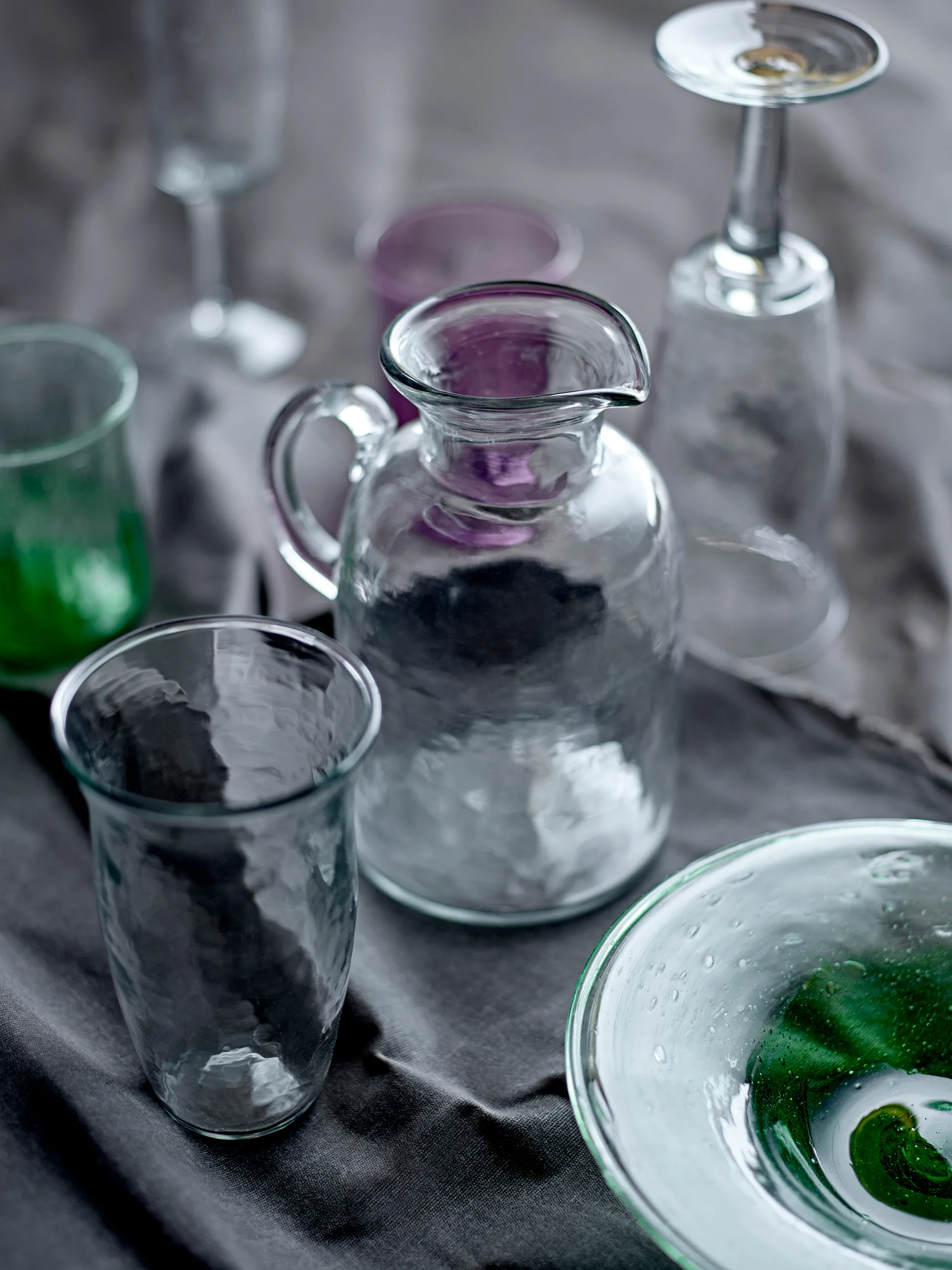 Plato de postre Sunil, pack de 2, Verde Bloomingville