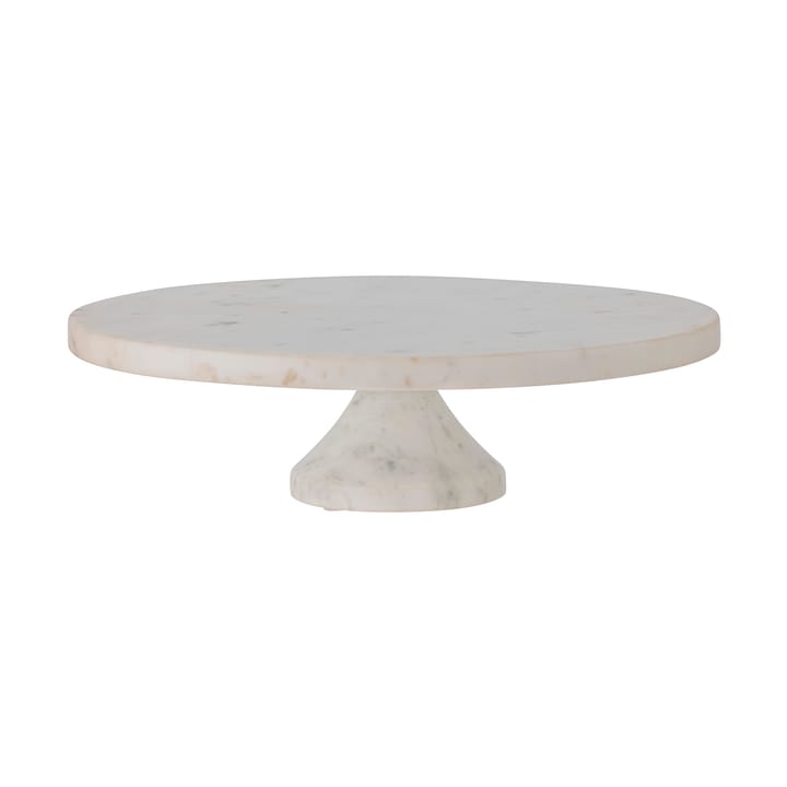 Plato de tarta Fenya Ø30x9 cm, White marble Bloomingville