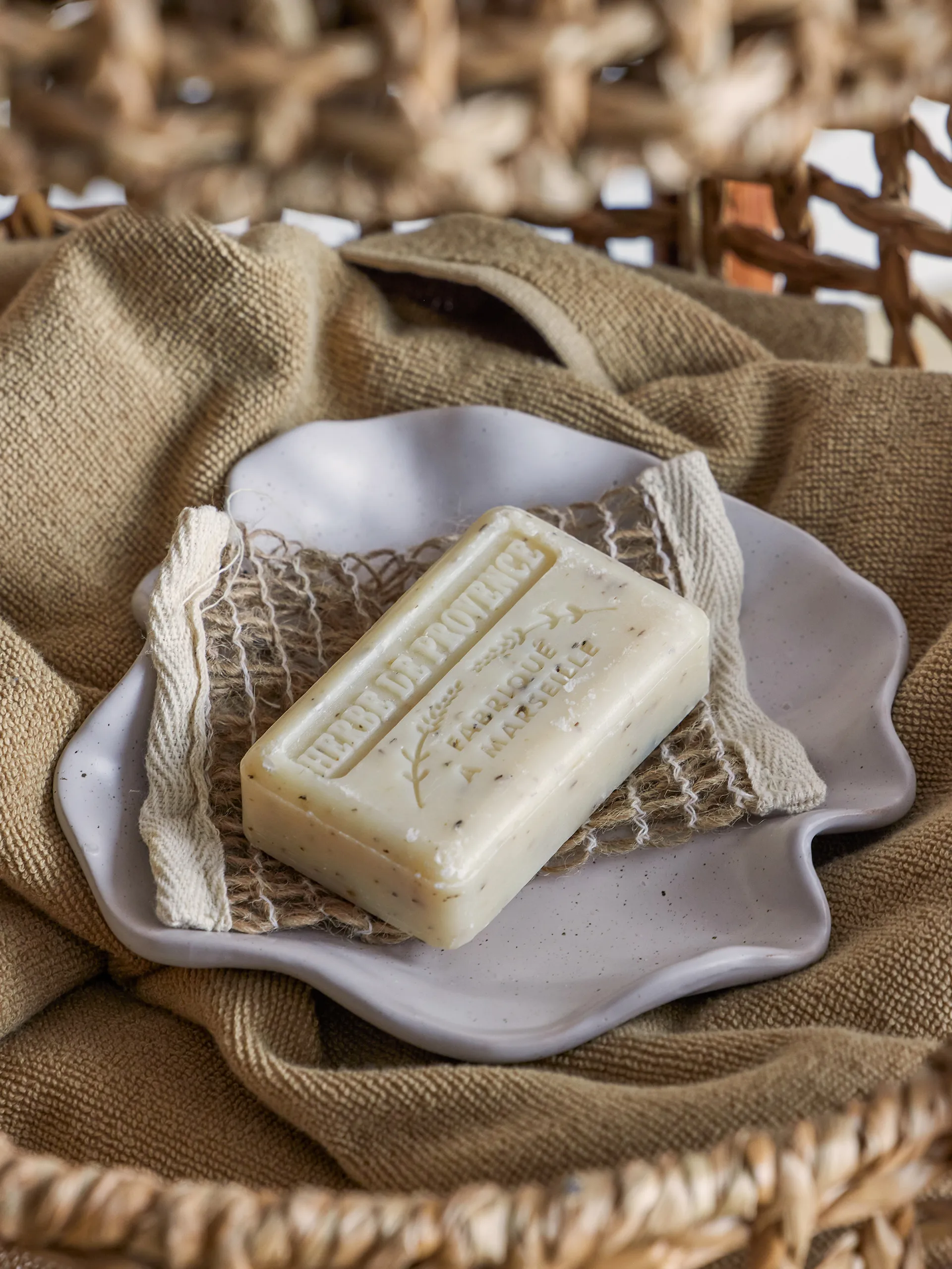 Plato decorativo Shea 15,5x16 cm, blanco Bloomingville