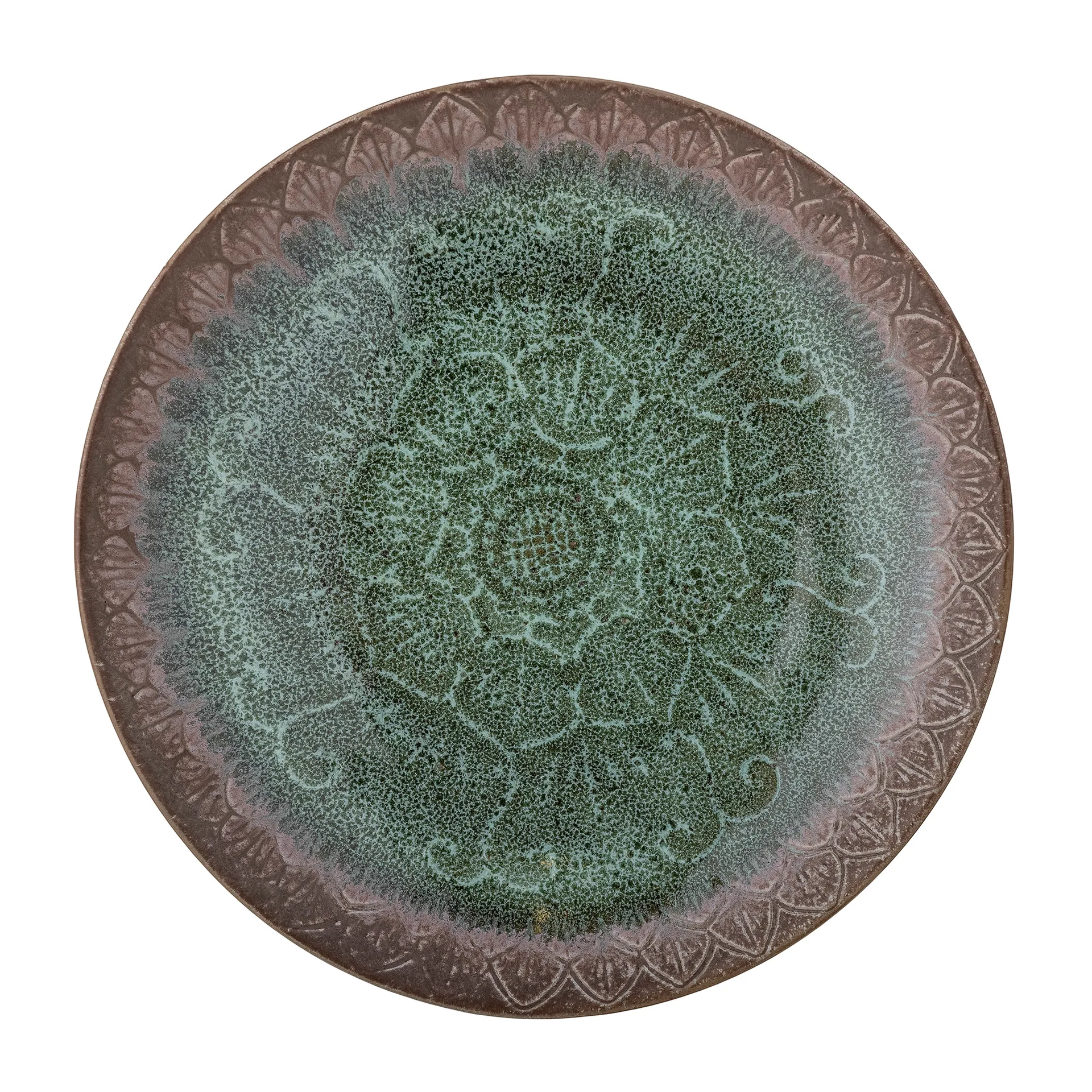 Plato Idunn Ø25,5 cm, verde Bloomingville