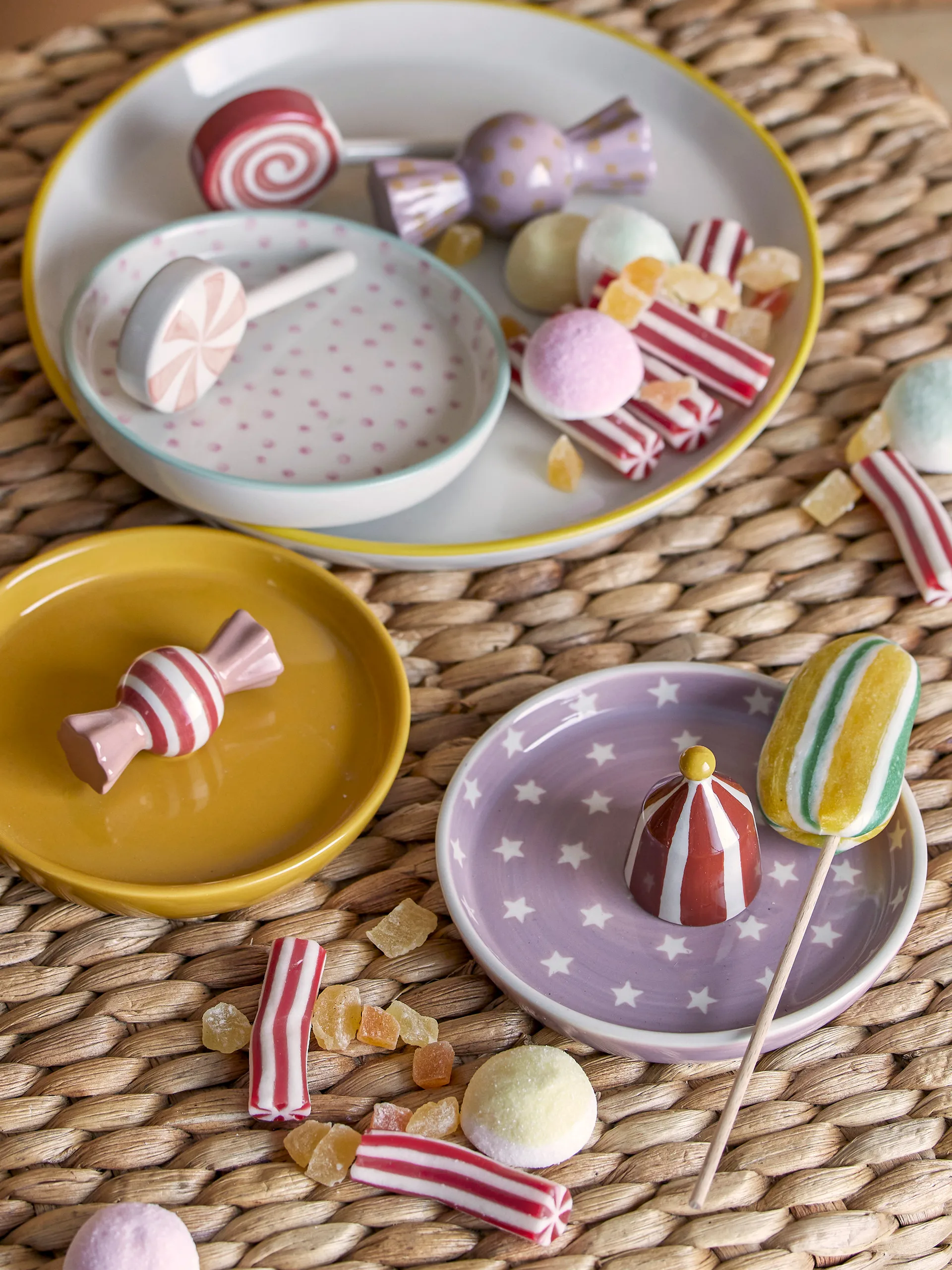 Plato Mylie Ø12,5 cm, Rojo Bloomingville