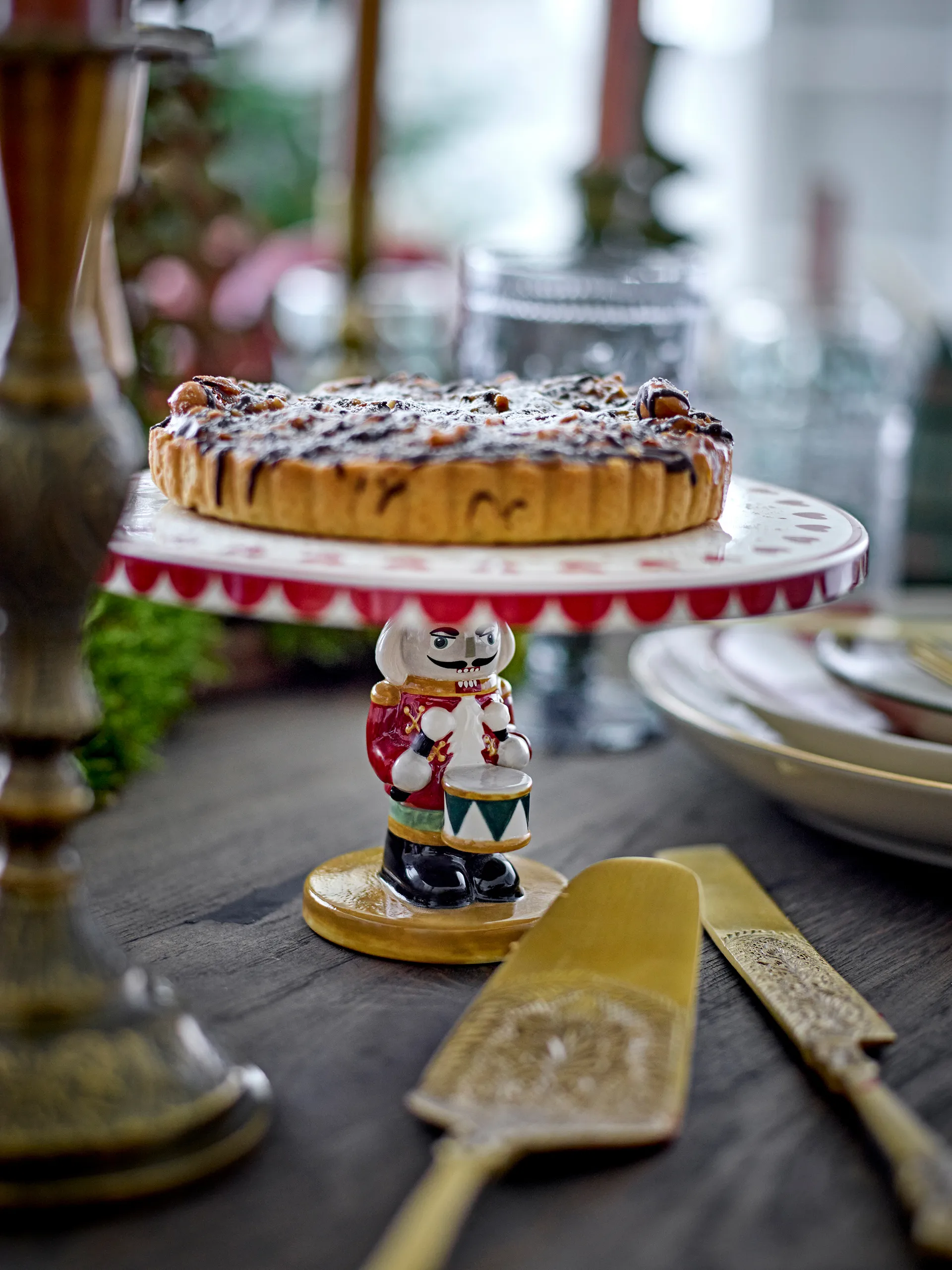 Plato para tarta Jolly Ø20 cm, Rojo Bloomingville