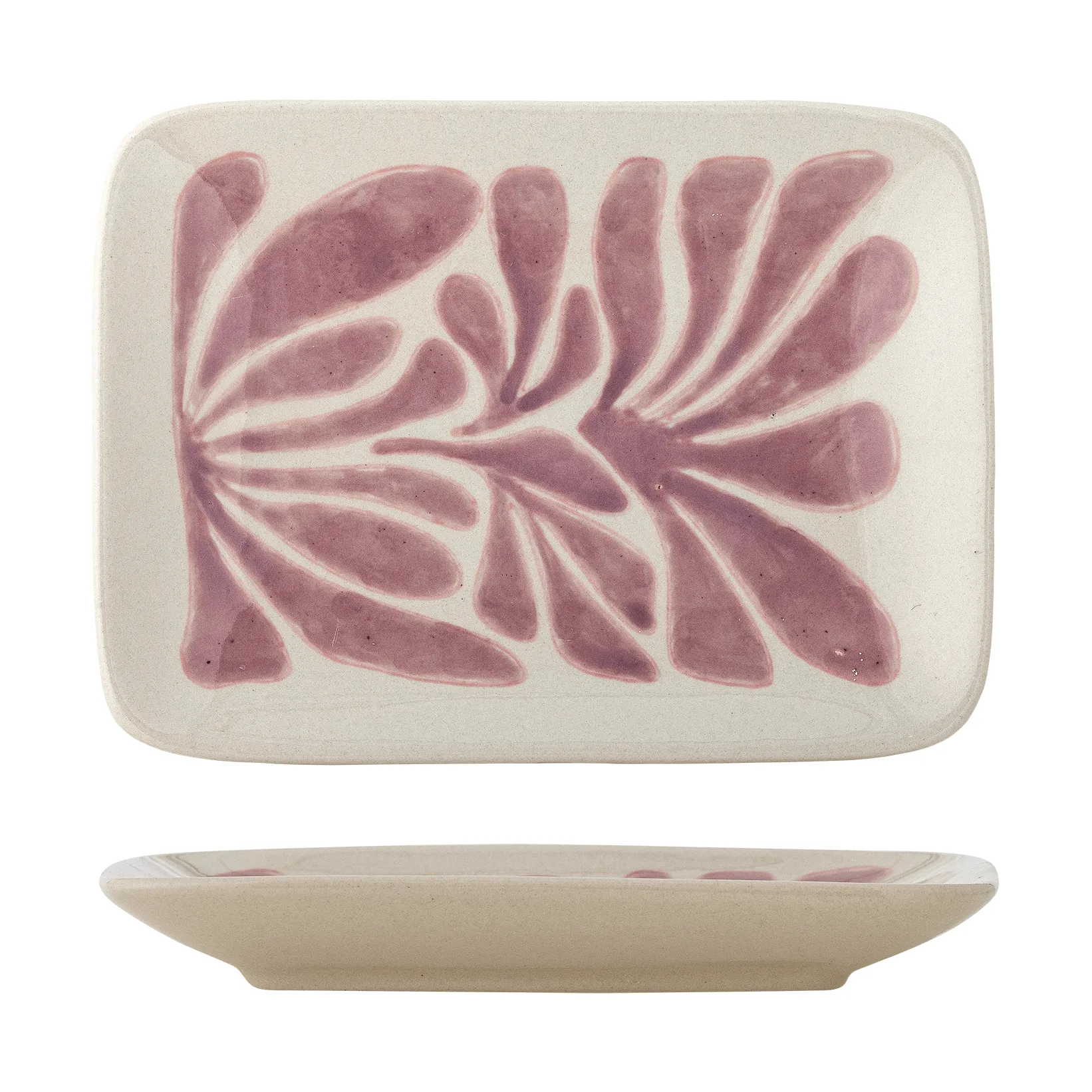 Plato pequeño Fauni, Lila, 15x11,5 cm Bloomingville